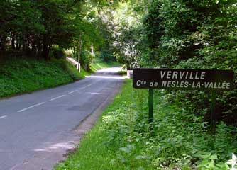 Route de Valmondois, Verville, Nesles-la-Vallée