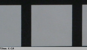 Corner image, f/14