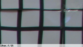 Corner image, f/16