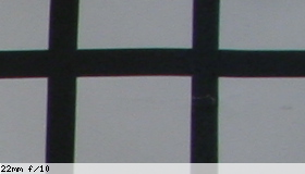 Corner image, f/10