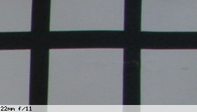 Corner image, f/11