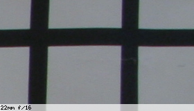 Corner image, f/16