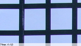 Corner image, f/13