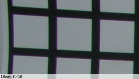 Corner image, f/16