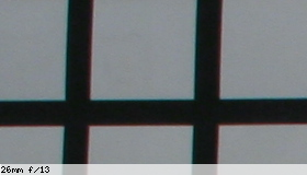 Corner image, f/13