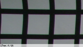 Corner image, f/16