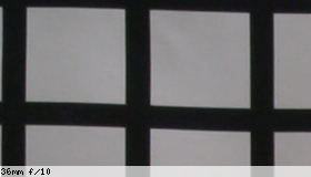 Corner image, f/10