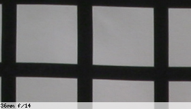 Corner image, f/14