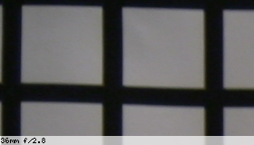 Corner image, f/2.8