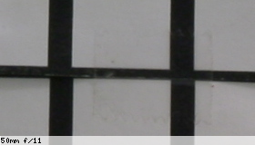 Corner image, f/11