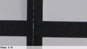 Corner image, f/9